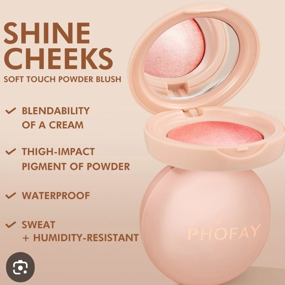 PHOFAY Luminous Powder Blush (choose from one shade) New - Picture 7 of 7